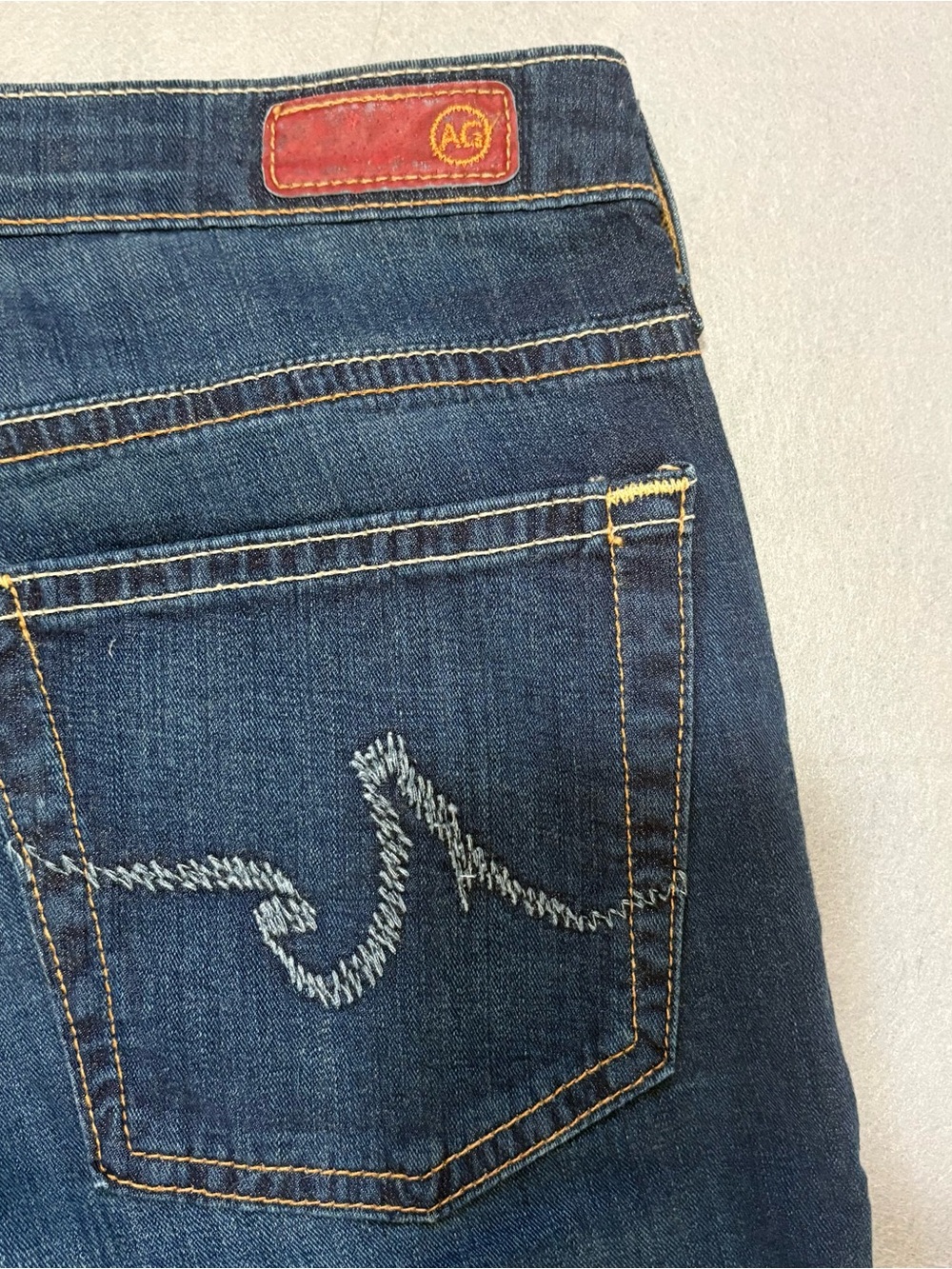 AG Adriano Goldschmied The Elite Y2K Dark Wash Bootcut Jeans 30 Western Rodeo - Picture 12 of 14